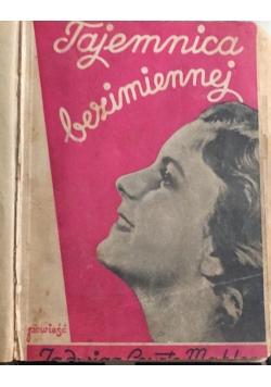 Tajemnica bezimiennej, 1932 r.