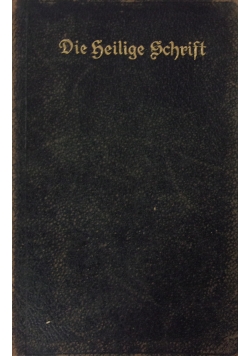 Die heilige Schrift, 1924 r.