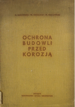 Ochrona budowli przed korozją