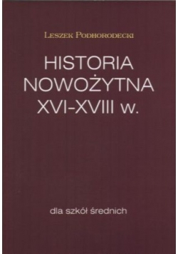 Historia nowożytna XVI-XVIII w.