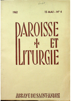 Paroisse et liturgie