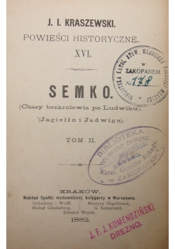 Semko, 1882 r.
