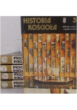 Historia kościoła zestaw 5 książek