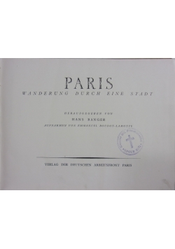 Paris Wanderung Durch ein Stand, 1942 r.