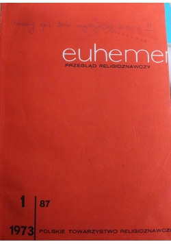 Euhemer przegląd religioznawczy nr od 1 do 4 1973 r.