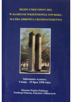 Rejon umocniony Hel w kampanii wrześniowej 1939 roku. Służba zdrowia i duszpasterstwo
