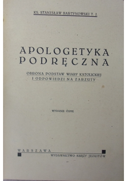 Apologetyka Podręczna,1948r.