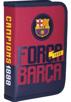 Piórnik pojedyńczy 2 klapki FC89 Barca Fan 4 ASTRA