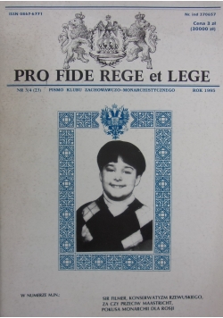 Pro Fide Rege et Lege nr 3 / 4 ( 23 )