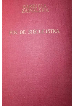 Fin de siecle'istka