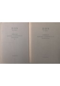 EOS Volumen XLVIII Fasciculus I i II