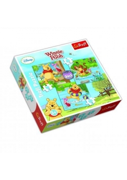 Puzzle 3w1 Kubuś Puchatek 2 TREFL