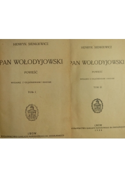 Pan Wołodyjowski, tom I i III, 1939 r.
