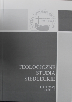 Teologiczne Studia Siedleckie Rok II