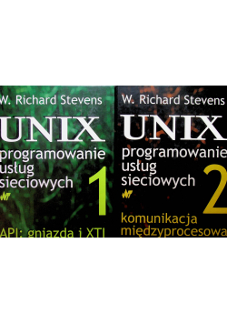 Unix programowanie usług sieciowych tom od 1 do 2