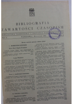 Bibliografia zawartości czasopism, Rocznik 26
