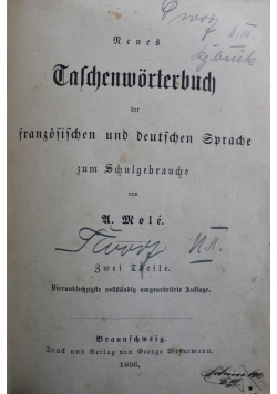 Calchenworterbuch 1896 r