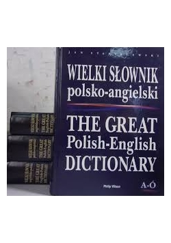 Wielki Słownik polsko - angielski zestaw 4 książek