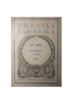 Opowiadania i nowele-wybór