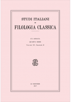 Studi italiani di Filologia classica