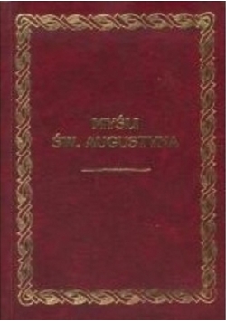Myśli Św Augustyna Reprint z 1935 r.