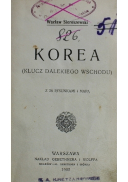 Korea Klucz dalekiego wschodu 1905 r