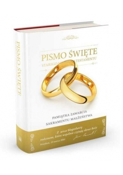 Biblia domowa 2017 Pamiątka Sakramentu Małżeństwa