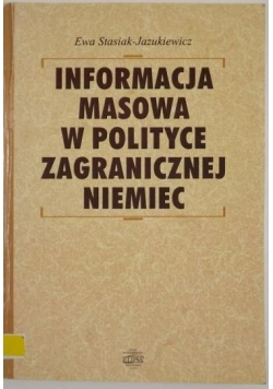 Informacja masowa w polityce zagranicznej Niemiec
