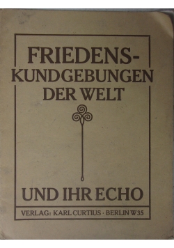 Friedens-Kundgebungen der Welt
