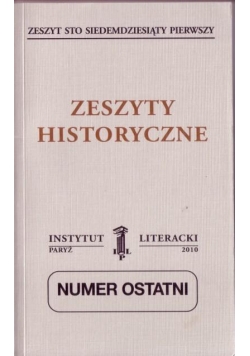 Zeszyty Historyczne zeszyt 171