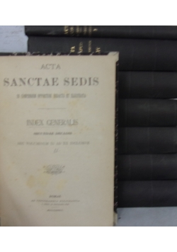 Acta Sanctae Sedis , zestaw 8 książek