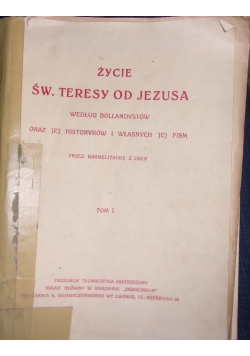 Życie Św. Teresy od Jezusa,1927r