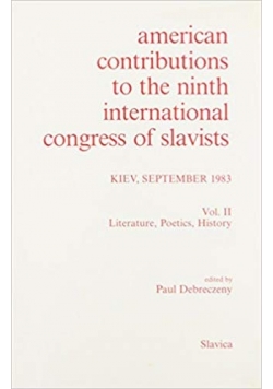American Contributions to the Ninth International Congress of Slavists