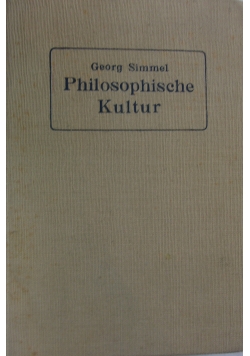 Philosophie Kultur, 1911 r.