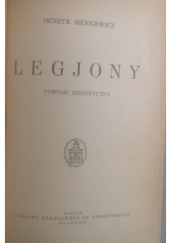 Legjony, 1934 r. \ Nowele, 1936 r.