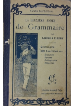 Grammaire, 1925 r.