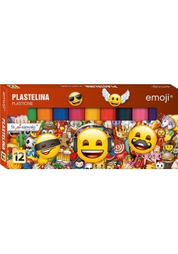 Plastelina 12 kolorów Emoji