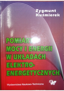 Pomiary mocy i energii w układzie energetycznych