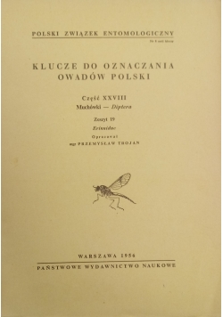 Klucze do oznaczania owadów Polski Zeszyt 19