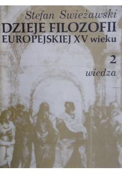 Dzieje Filozofii Europejskiej XV wieku 2 wiedza