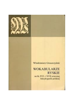 Wokabularze Ryskie + Dedykacja Gruszczyńskiego