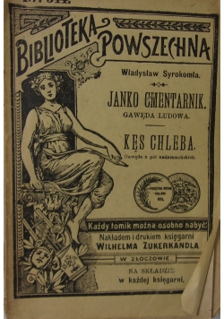 Janko cmentarnik/ Kęs chleba, 1924r.