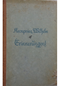 Erinnerungen,1922r.