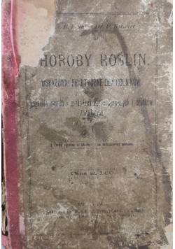 Choroby roślin 1899 r.