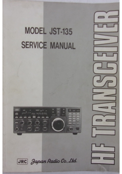 Hf transceiver model JST-135 service manual