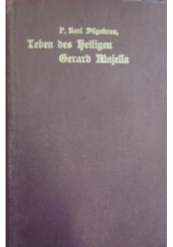 Leben des heiligen Gerard Majella,1909r.