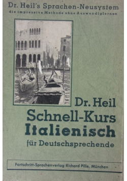 Schnell-Kurs Italienisch, zestaw 8 zeszytów, 1935r.