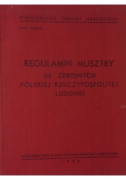 Regulamin musztry sił zbrojnych Polskiej Rzeczypospolitej Ludowej