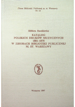 Katalog Polskich Druków Muzycznych 1801 1875
