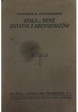 Atala Rene ostatni z Abenserażów ok 1920 r